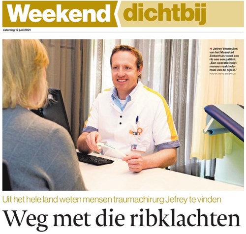 Weg met die ribklachten